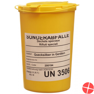 E Safe mercury disposal box 2.0 L