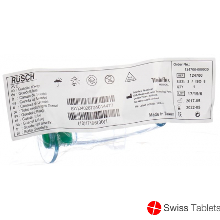 Rüsch Oropharyngealtubus Guedel Grösse 3 PVC buy online