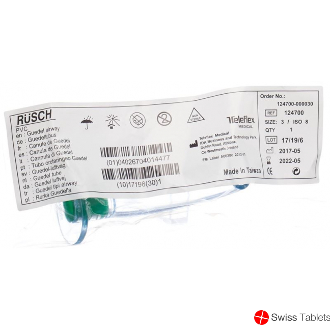 Rüsch Oropharyngealtubus Guedel Grösse 3 PVC buy online