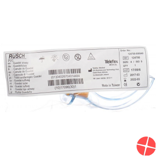 Rüsch Oropharyngealtubus Guedel Grösse 4 PVC