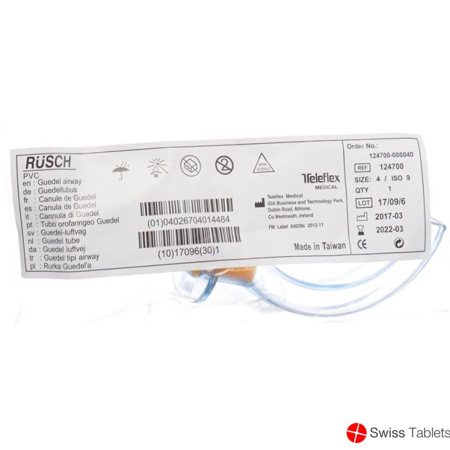 Rüsch Oropharyngealtubus Guedel Grösse 4 PVC buy online