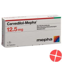 Carvedilol Mepha Tabletten 12.5mg 30 Stück