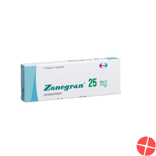 Zonegran Kapseln 25mg 14 Stück