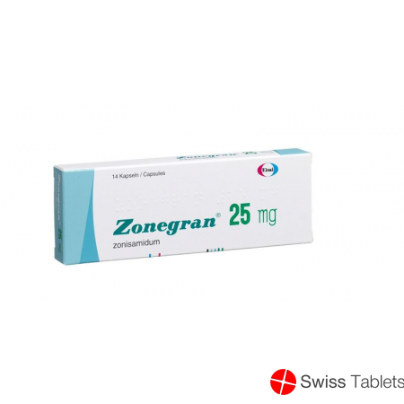 Zonegran Kapseln 25mg 14 Stück buy online