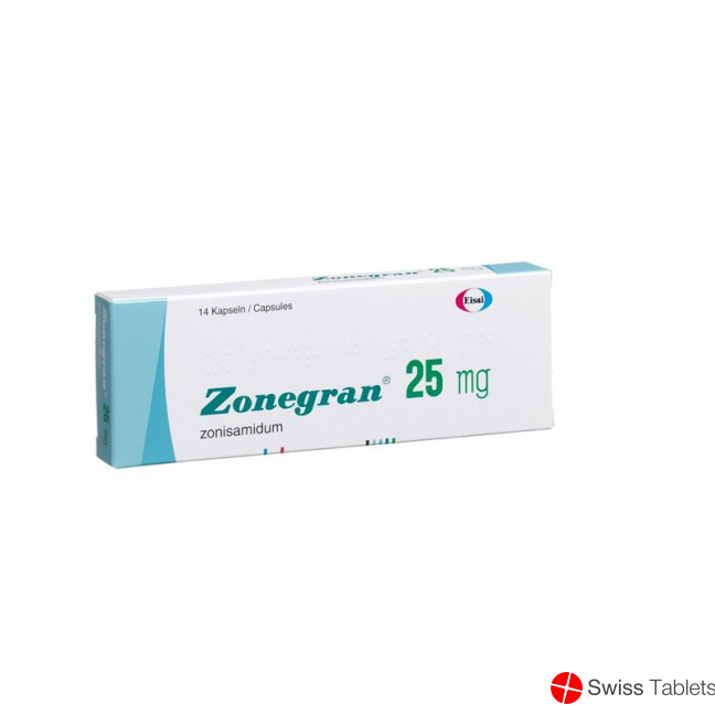 Zonegran Kapseln 25mg 14 Stück buy online