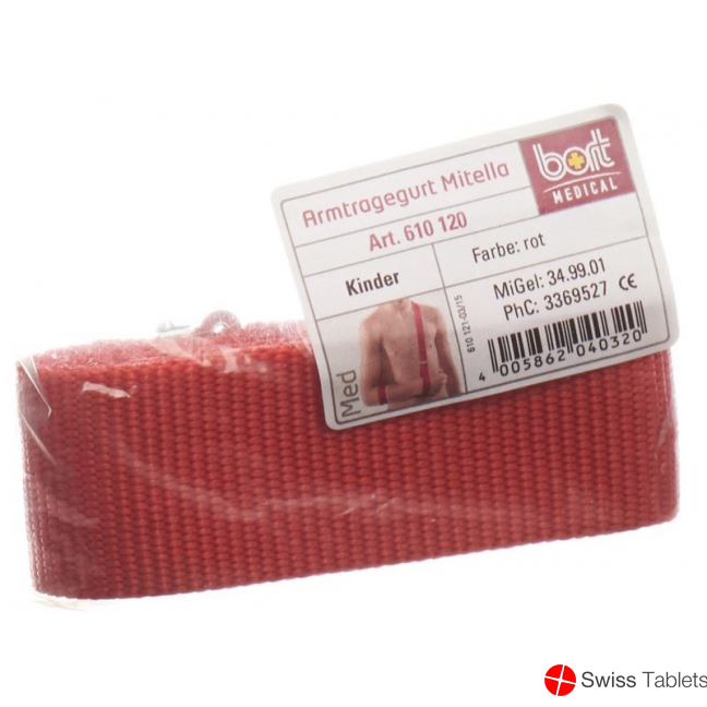 Mitella Armtragegurt Kinder Rot Uni buy online