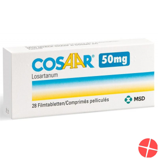 Cosaar 50 Filmtabletten 50mg 28 Stück Cosaar 50 Filmtabletten 50mg 28 Stück