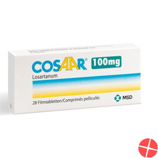 Cosaar Filmtabletten 100mg 28 Stück Cosaar Filmtabletten 100mg 28 Stück