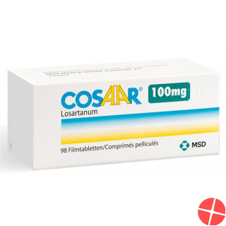 Cosaar 100 Filmtabletten 100mg 98 Stück Cosaar 100 Filmtabletten 100mg 98 Stück