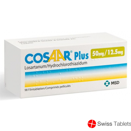 Cosaar Plus Filmtabletten 50/12.5 98 Stück buy online