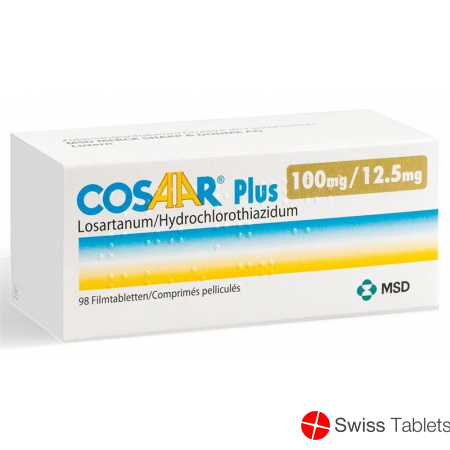 Cosaar Plus Filmtabletten 100/12.5 98 Stück buy online