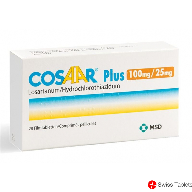 Cosaar Plus Filmtabletten 100/25 28 Stück buy online