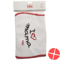 Bibi Lätzchen Mama Rot Klettverschluss