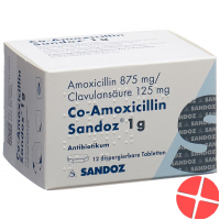 Co Amoxicillin Sandoz Disp Tabletten 1g 12 Stück