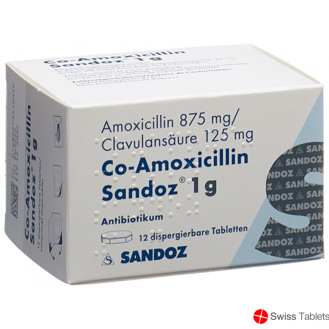 Co Amoxicillin Sandoz Disp Tabletten 1g 12 Stück buy online