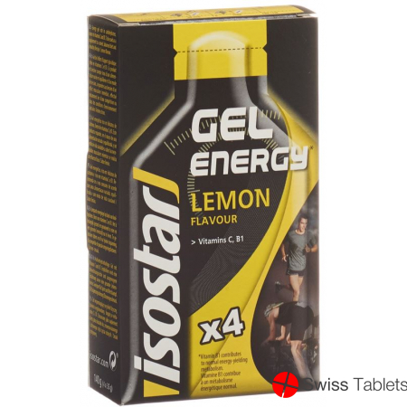 Isostar Energy Gel Lemon 4 sachets 35g buy online