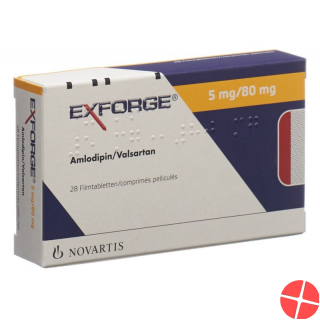 Exforge Filmtabletten 5mg/80mg 28 Stück