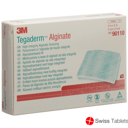 3M Tegaderm Alginate Kompresse 5x5cm 10 Stück buy online