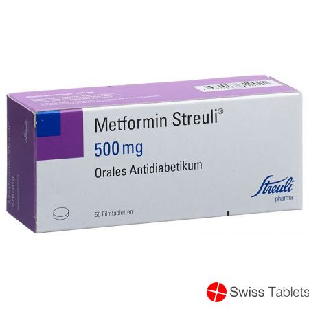 Metformin Streuli Filmtabletten 500mg 50 Stück buy online
