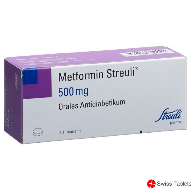 Metformin Streuli Filmtabletten 500mg 50 Stück buy online