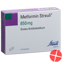 Metformin Streuli Filmtabletten 850mg 30 Stück
