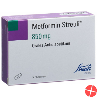 Metformin Streuli Filmtabletten 850mg 30 Stück