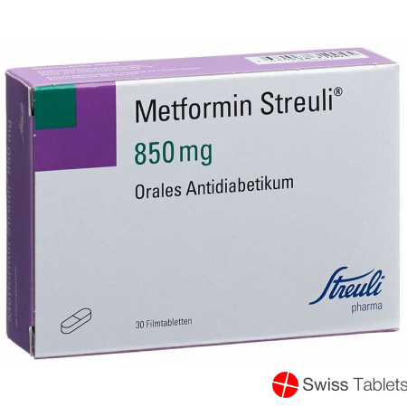 Metformin Streuli Filmtabletten 850mg 30 Stück buy online