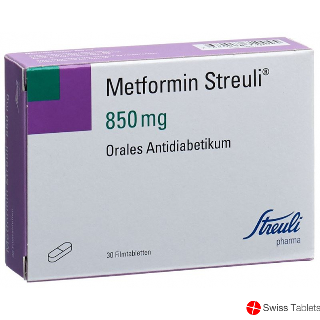 Metformin Streuli Filmtabletten 850mg 30 Stück buy online