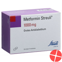 Metformin Streuli Filmtabletten 1000mg 60 Stück
