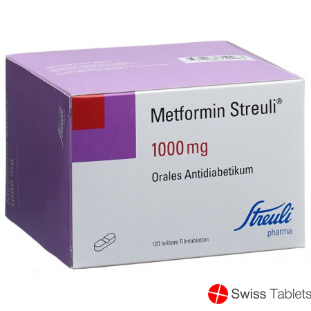 Metformin Streuli Filmtabletten 1000mg 120 Stück buy online
