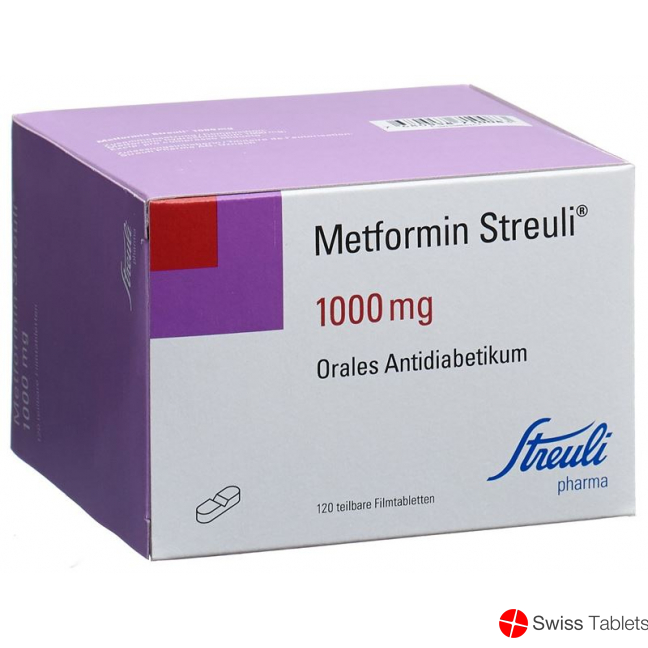 Metformin Streuli Filmtabletten 1000mg 120 Stück buy online