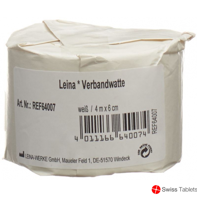Leina bandage cotton 4mx6cm rolled Din61640 buy online