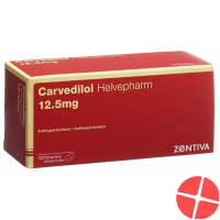 Carvedilol Helvepharm Tabletten 12.5mg 100 Stück