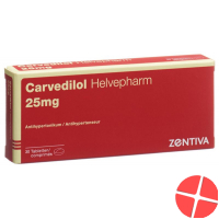 Carvedilol Helvepharm Tabletten 25mg 30 Stück