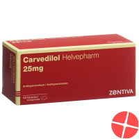 Carvedilol Helvepharm Tabletten 25mg 100 Stück