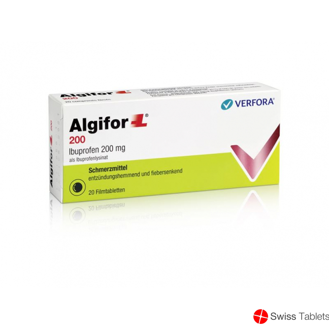 Algifor L 200mg 20 Filmtabletten buy online Algifor L 200mg 20 Filmtabletten buy online