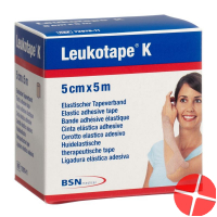 Leukotape K elastischer Tapeverband 5m x 5cm Hautfarbig
