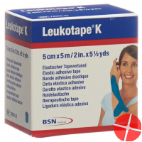 Leukotape K elastischer Tapeverband 5m x 5cm Blau