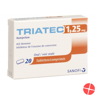 Triatec Tabletten 1.25mg 20 Stück