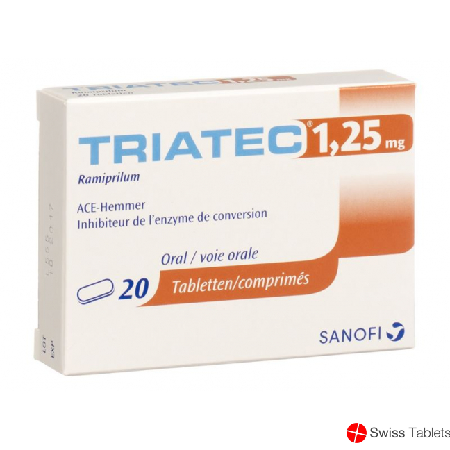 Triatec Tabletten 1.25mg 20 Stück buy online