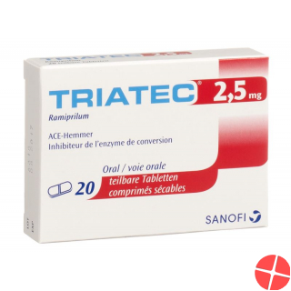 Triatec 2.5 Tabletten 2.5mg 20 Stück