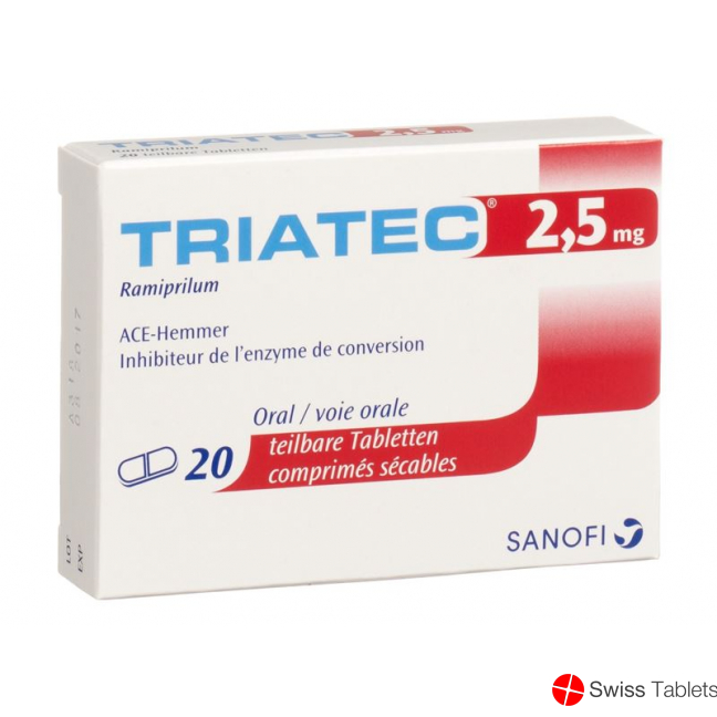 Triatec 2.5 Tabletten 2.5mg 20 Stück buy online