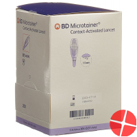 BD Microtainer Lanzetten 30g x 1.5mm Lila 200 Stück
