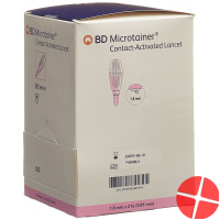 BD Microtainer Lanzetten 1.8mm x 21g Pink 200 Stück