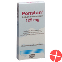 Ponstan Zäpfchen 125mg Kind 6 Stück