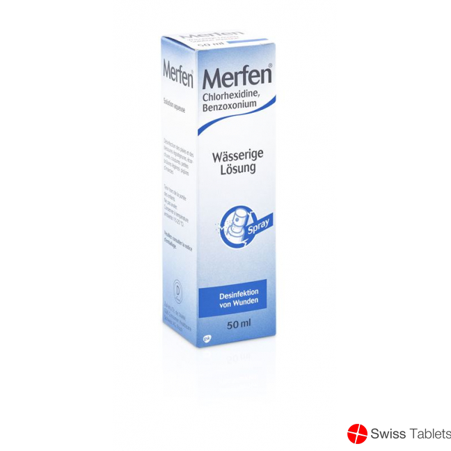 Merfen Lösung Farblos Spray 50ml buy online
