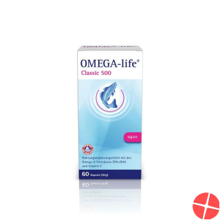 Omega-life 500mg 60 Kapseln