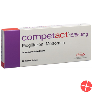 Competact Filmtabletten 15/850mg 28 Stück