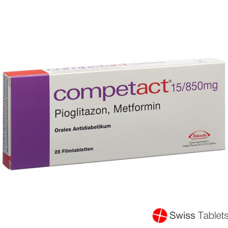 Competact Filmtabletten 15/850mg 28 Stück buy online