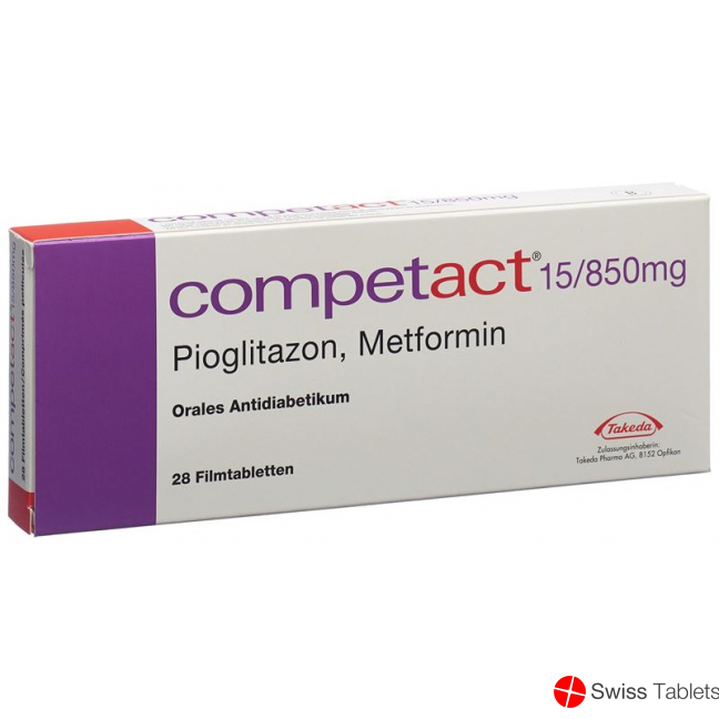 Competact Filmtabletten 15/850mg 28 Stück buy online